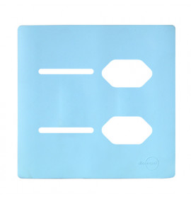 Placa p/ 2 Interruptores + 2 Tomadas 4x4 - Novara 